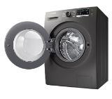 Samsung WD80T4046CX/LE, Washing Machine/Dryer, 8/5kg, 1400rpm, Energy Efficiency C/E, Spin Efficiency B, LED Display, Eco Bubble, Bubble Soak, Air Wash, Hygiene Steam, Stainless steel, Black door