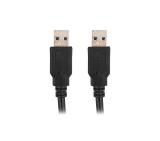 Lanberg USB-A (M) -> USB-A (M) 3.0 cable 0.5m, black