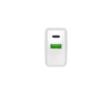 Natec USB Charger Ribera 1X USB-A + 1X USB-C 20W, White