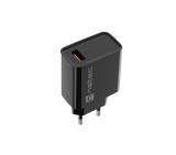 Natec USB Charger Ribera 1X USB-A 18W, Black