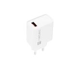 Natec USB Charger Ribera 1X USB-A 18W, White