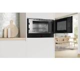 Bosch BER7321B1, SER8, Built-in microwave, 21l, AutoPilot 10, LED light, right hinge,TFT, black