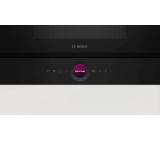 Bosch BER7321B1, SER8, Built-in microwave, 21l, AutoPilot 10, LED light, right hinge,TFT, black