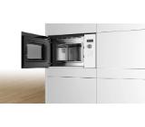 Bosch BFL524MW0 SER6; Built-in microwave, 800 W, 20 l, AutoPilot 7, left hinge, White