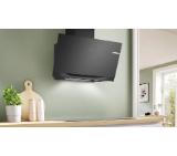 Bosch DWK91LT60, SER8, Wall hood 90 cm, A+, EcoSilence Drive, PerfectAir, transparent glass, black print, max 441 m3/h, 51 dB, HC