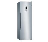 Bosch GSN36AIEP, SER6, FS upright freezer, NoFrost, E, 186/60/65cm, 242 l, 39 dB(C), IceTwister, VarioZone, 4 drawers (BigBox), vertical handle, Stainless steel