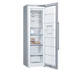 Bosch GSN36AIEP, SER6, FS upright freezer, NoFrost, E, 186/60/65cm, 242 l, 39 dB(C), IceTwister, VarioZone, 4 drawers (BigBox), vertical handle, Stainless steel