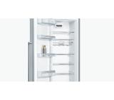 Bosch KSV36AIEP, SER6, FS refrigerator, E, 186/60/65cm, 346l, 39dB, VitaFreshPlus, EasyAccess shelves, SuperCooling, vertical handle, Stainless steel