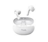 TRUST Yavi Bluetooth ENC Earphones White