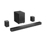 Hisense AX5125H 5.1.2Ch Sound Bar with Wireless Subwoofer, 500W, Dolby Atmos, Bluetooth 5.3, 4K HDMI Pass Through, DTS:X, HDMI/AUX/ARC/Optical/USB, 7 EQ Modes