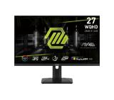 MSI MAG 274QRF QD E2, 27", Rapid IPS, 1ms, 180Hz, Flat, WQHD 2560x1440, Quantum Dot technology, DisplayHDR 400, Mystic Light, Gaming Intelligence App, 1x DP(1.4a), 2x HDMI (2.0b), 1x Type-C (DP alt.) wPD 65W charging, Heigh Adj. 130mm, Tilt, Vesa 75