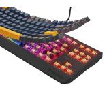 Genesis Gaming Keyboard Thor 230 TKL Naval Blue Positive US Black RGB Mechanical Outemu Panda