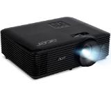 Acer Projector X129H, DLP, XGA (1024x768), 4800 ANSI Lumens, 20000:1, 3D, HDMI, VGA, RCA, Audio in, DC Out (5V/2A, USB-A), Speaker 3W, Bluelight Shield, LumiSense, 2.8kg, Black
