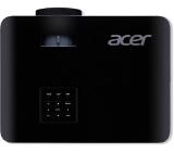 Acer Projector X129H, DLP, XGA (1024x768), 4800 ANSI Lumens, 20000:1, 3D, HDMI, VGA, RCA, Audio in, DC Out (5V/2A, USB-A), Speaker 3W, Bluelight Shield, LumiSense, 2.8kg, Black