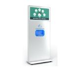 Cletech ZSD Hand Sanitizer Dispenser Kiosk Landscape 32" White