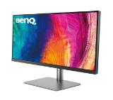 BenQ PD3420Q 34"W IPS LED 5ms 3440x1440 2K QHD, Design Mon, WQHD, AQCOL.,100% sRGB/98% P3,HDR400, B.I.,LBL,KVM, ICCsync, CAD/CAM, DualView, Contr.1000:1, 350 cd/m2, 2xHDMI,DP,USB-C(PD65W, DP Alt Mode),USB-C/USB 3.0x2, Sp.2x2.5W, HAdj., Swivel,Tilt, Gray