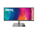 BenQ PD3420Q 34"W IPS LED 5ms 3440x1440 2K QHD, Design Mon, WQHD, AQCOL.,100% sRGB/98% P3,HDR400, B.I.,LBL,KVM, ICCsync, CAD/CAM, DualView, Contr.1000:1, 350 cd/m2, 2xHDMI,DP,USB-C(PD65W, DP Alt Mode),USB-C/USB 3.0x2, Sp.2x2.5W, HAdj., Swivel,Tilt, Gray