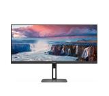 AOC U34V5C/BK, 34" VA WLED, 3440x1440@100Hz, 4ms GtG, 1ms MPRT, 300cd m/2, 4000:1, 20M:1 DCR, Adaptive Sync, FlickerFree, Low Blue Light, 5Wx2, Tilt, Height Adjust, Swivel, HDMI, DP, USB hub