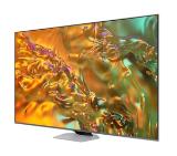 Samsung 55'' 55Q80D AI 4K QLED , SMART, Bluetooth 5.2, Wi-Fi 5, 4xHDMI 2.1, 2xUSB, Carbon Silver