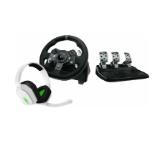 Logitech G920 Driving Force Racing Wheel - Black, Astro A10, PS5/PS4 - White