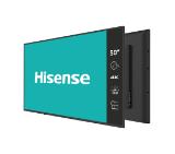 Hisense Digital Signage 50" GM series, 18/7. 4k, DLED, 60Hz, 500 nit, 1200:1, 8 ms, WiFi, BT 5.1, LAN, Android 11, VESA 300x300, Anti-glare, Black