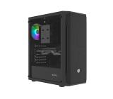 Fury PC Case Shobo SH4 RGB Midi Tower, Window, Black