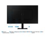 Samsung 32D800  32" VA LED, 3840x2160 PBP, PIP, USB-C 90W, USB 3.0, DP, HDMI Black