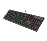 Genesis Mechanical Gaming Keyboard Thor 303 RGB Backlight Brown Switch US Layout Black