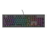 Genesis Mechanical Gaming Keyboard Thor 303 RGB Backlight Brown Switch US Layout Black