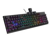 Genesis Mechanical Gaming Keyboard Thor 303 RGB Backlight Brown Switch US Layout Black