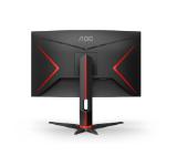 AOC C27G2Z3/BK, 27" Curved 1500R VA WLED, 1920x1080@280Hz, 1ms GtG, 0.5MPRT, 300cd m/2, 4000:1, 80M:1 DCR, Adaptive Sync, FlickerFree, Blue Light tech. Soft., Tilt, Height Adjust, Swivel, 2xHDMI, DP