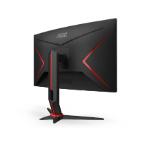 AOC C27G2Z3/BK, 27" Curved 1500R VA WLED, 1920x1080@280Hz, 1ms GtG, 0.5MPRT, 300cd m/2, 4000:1, 80M:1 DCR, Adaptive Sync, FlickerFree, Blue Light tech. Soft., Tilt, Height Adjust, Swivel, 2xHDMI, DP