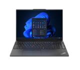 Lenovo ThinkPad E16 G2 Intel Core Ultra 5 125U (up to 4.3GHz, 12MB), 16GB DDR5-5600, 512GB SSD, 16" WUXGA (1920x1200) IPS AG, Intel Graphics, FHD&IR Cam, Backlit KB, Black, WLAN, BT, 3cell, FPR, DOS, 3Y Onsite