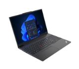 Lenovo ThinkPad E16 G2 Intel Core Ultra 5 125U (up to 4.3GHz, 12MB), 16GB DDR5-5600, 512GB SSD, 16" WUXGA (1920x1200) IPS AG, Intel Graphics, FHD&IR Cam, Backlit KB, Black, WLAN, BT, 3cell, FPR, DOS, 3Y Onsite