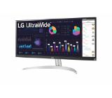 LG 29WQ600-W, 29" UltraWide Full HD, IPS Panel, 1ms MBR, 1000:1, 250 cd/m2, 21:9, 2560 x 1080, HDR 10, sRGB 99%, FreeSync, 100Hz, USB Type-C, Speacers, HDMI, DP, Tilt, Headphone Out, Black