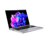 Acer Swift Go, SFG14-71-789E, Intel Core i7-1355U (3.7GHz up to 5.00 GHz, 12MB), 14" 2.8K OLED 400nit SlimBezel, Adobe&DCI-P3 100%, 16GB LPDDR5, 512GB PCIe SSD, Intel UMA, Micro SD, WIFI 6E BT 5.0 INTEL Killer CNVi, Backlit KB, Win 11 Home, Silver