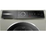 Bosch WQB246CX0, SER8, Tumble dryer with heat pump 9kg A+++ -10% /B cond. 59dB, Silver inox, selfCleaning Condenser, drain set, Twin Rotary compressor, speedPerfect, Reverse tumble action, Iron Assist, interior light, HC, reversible chrome blackgray door