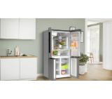 Bosch KFD96APEA, SER6, Multi-door fridge-freezer, NoFrost, E, 183/91/73, 574l(375+199), 39dB(C), IC, 1 VitaFresh 0° XXL drawer - fish and meat, 1 Vitafresh drawer with humidity control, Quick Ice&water dispencer water connect, freezer light, HC, Inox