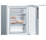 Bosch KGV36VLEA, SER4, FS Fridge-freezer LowFrost, E, 186/60/65cm, 308l(214+94), 39dB(C), VitaFresh, bottle shelf, inox-look