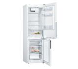 Bosch KGV362WEAS, SER4, FS Fridge-freezer LowFrost, E, 186/60/65cm, 308l(214+94), 39dB(C), VitaFresh, fan, white