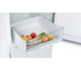 Bosch KGV362WEAS, SER4, FS Fridge-freezer LowFrost, E, 186/60/65cm, 308l(214+94), 39dB(C), VitaFresh, fan, white