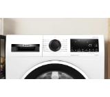 Bosch WGG25401BY, SER6, Washing machine 10kg, A, 1400 rpm, 52/74db(B), AntiStain 4, waveDrum 70l, white-black grey door