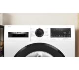 Bosch WGG244F3BY, SER6, Washing machine 9kg, A, 1400rpm, 51/71dB(A), i-DOS fixed, Iron Assist, waveDrum 65l, Large LED display, black-blackgrey door