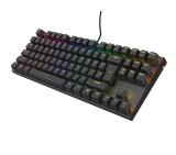 Genesis Mechanical Gaming Keyboard Thor 303 TKL RGB Backlight Brown Switch US Layout Black