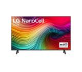 LG 43NANO81T3A, 43" 4K HDR Smart Nano Cell TV, 3840x2160, DVB-T2/C/S2, AI Alpha 5 Gen7, HDR 10 PRO, webOS 24, ThinQ AI, WiFi, Clear Voice, AI Upscaling, Bluetooth, Hdmi, CI, LAN, AirPlay2, SPDIF, 2 Pole stand, Silver