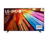 LG 55UT80003LA, 55" 4K UltraHD TV 4K (3840 x 2160), DVB-T2/C/S2, webOS 24 Smart TV, ThinQ AI, Alpha 5 AI 4K Gen7, WiFi, HDR10 pro, HLG, ALLM/HGiG, AI Upscaling, AI Sound(Virtual 9.1.2 Up-mix), AirPlay, Quick Card, HDMI eARC, CI, LAN, USB, Bluetooth, 2 Po