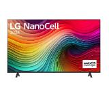 LG 50NANO81T3A, 50" 4K HDR Smart Nano Cell TV, 3840x2160, DVB-T2/C/S2, AI Alpha 5 Gen7, HDR 10 PRO, webOS 24, ThinQ AI, WiFi, Clear Voice, AI Upscaling, Bluetooth, Hdmi, CI, LAN, AirPlay2, SPDIF, 2 Pole stand, Titan