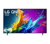 LG 50QNED80T3A, 50" 4K QNED HDR Smart TV, 3840x2160, DVB-T2/C/S2, Alpha 5 AI 4K Gen7, HDR 10 PRO, webOS 24 ThinQ, 4K Upscaling, WiFi 5, Voice Controll, Bluetooth 5.1, AirPlay 2, LAN, CI, HDMI, SPDIF, 2 pole Stand , Silver