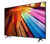 LG 65UT80003LA, 65" 4K UltraHD TV 4K (3840 x 2160), DVB-T2/C/S2, webOS 24 Smart TV, ThinQ AI, Alpha 5 AI 4K Gen7, WiFi, HDR10 pro, HLG, ALLM/HGiG, AI Upscaling, AI Sound(Virtual 9.1.2 Up-mix), AirPlay, Quick Card, HDMI eARC, CI, LAN, USB, Bluetooth, 2 Po