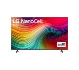 LG 65NANO81T3A, 65" 4K HDR Smart Nano Cell TV, 3840x2160, DVB-T2/C/S2, AI Alpha 5 Gen7, HDR 10 PRO, webOS 24, ThinQ AI, WiFi, Clear Voice, AI Upscaling, Bluetooth, Hdmi, CI, LAN, AirPlay2, SPDIF, 2 Pole stand, Silver